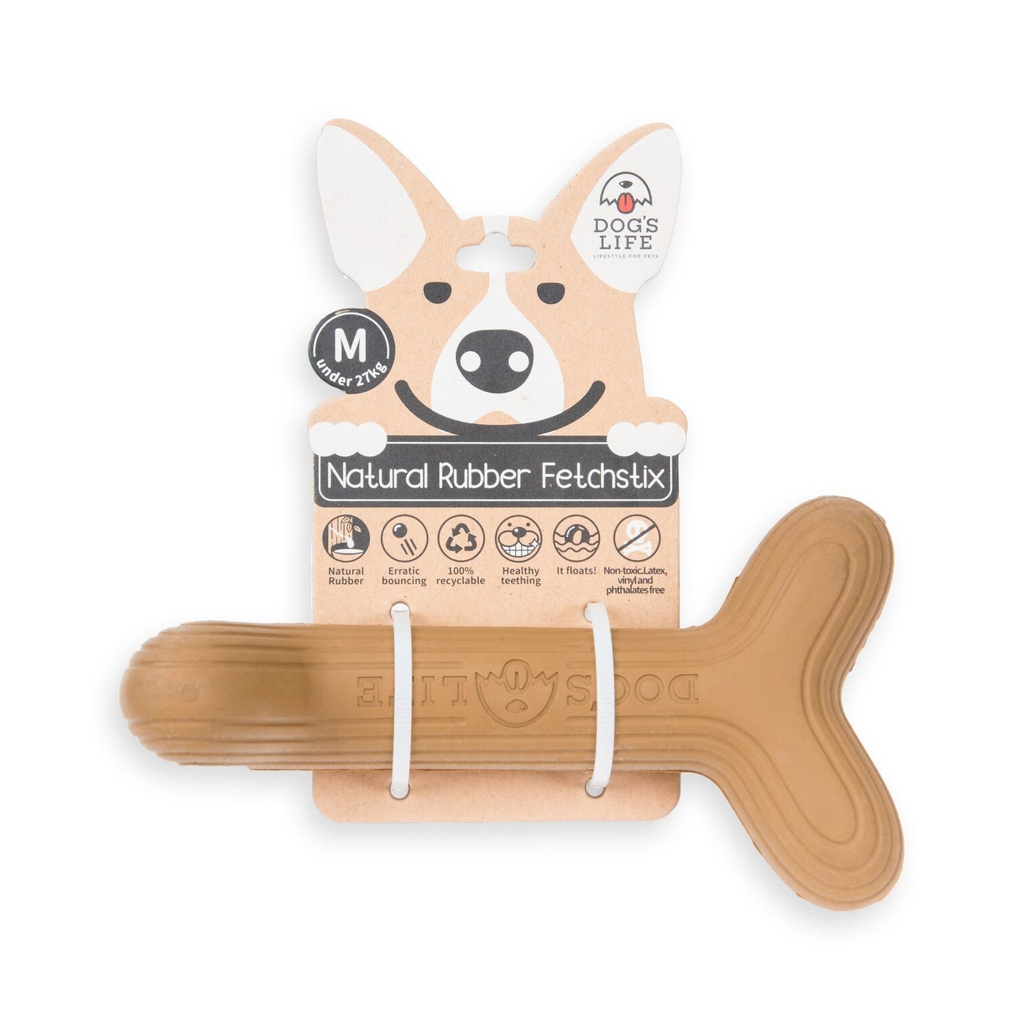 Dog's Life | Natural Rubber Fetchstix - Dog Toy