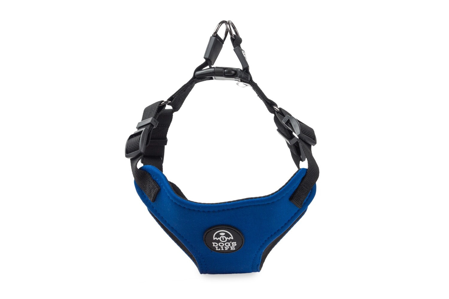 Dog Harness Yale Blue Top view 