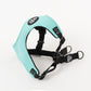 Dog Harness, Turquoise, side view 