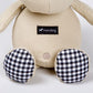 Henny the hippo plush dog toy beige feet view 