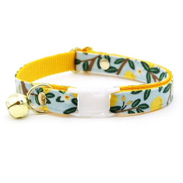 Made By Cleo | "Lemon Drops " Collar for Cats