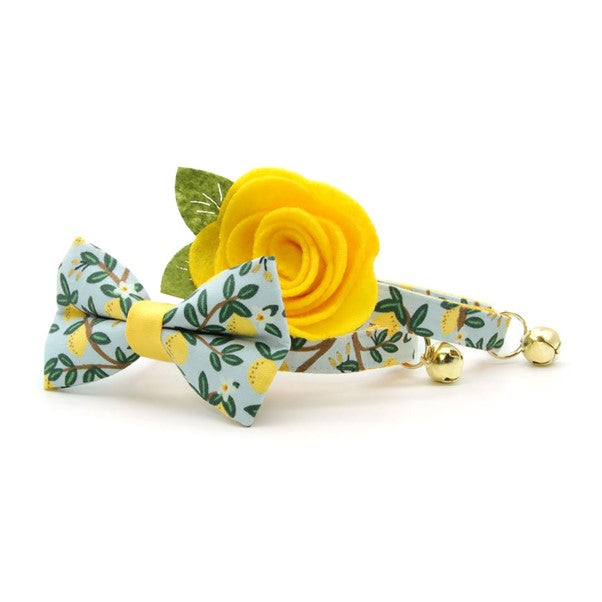 Made By Cleo | "Lemon Drops" Bow Tie for Cats