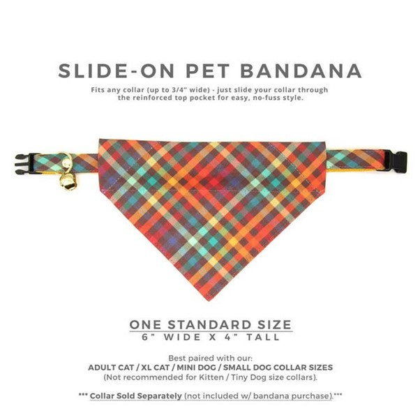 Made By Cleo | "Campfire " Bandana for Cats