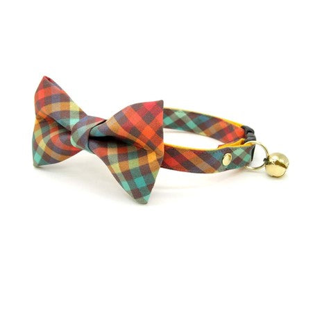 Made By Cleo | "Campfire" Bow Tie for Cats