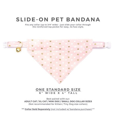 Made By Cleo | "Devotion Pink " Bandana for Cats