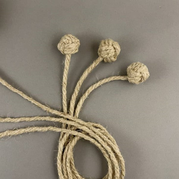 Pawsome Pet | Cat Toy Set with Natural Rabbit Fur ball & Wool Balls