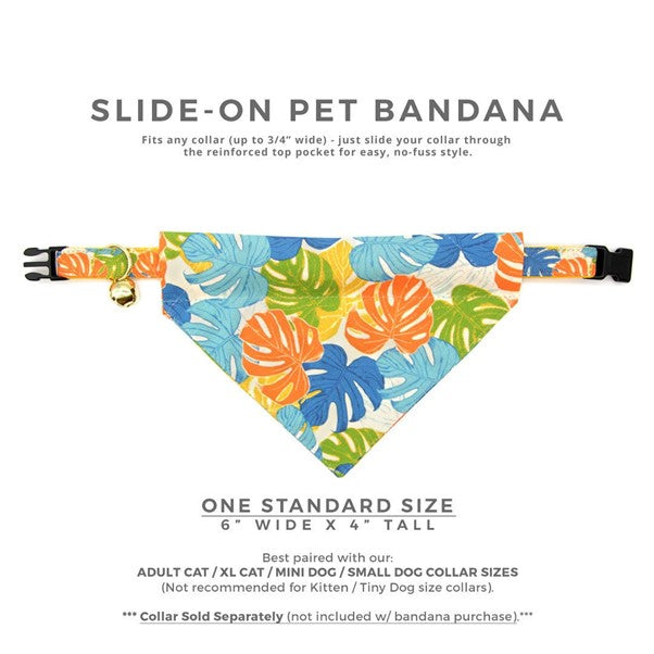 Made By Cleo | "Tiki Dreams" Bandana for Cats