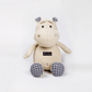 Henny the Hippo plush dog toy - beige Front view 