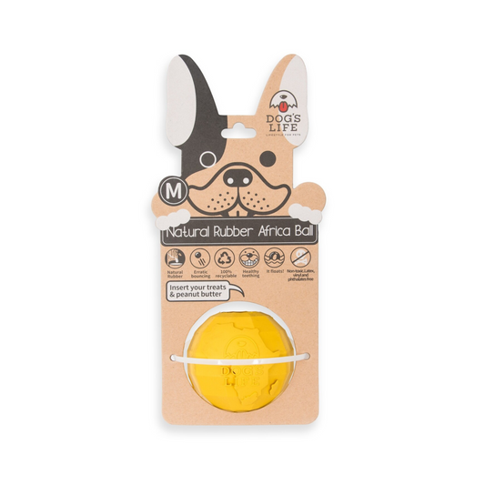 Dog's Life - Natural Rubber Ball | Africa Ball Dog Toy
